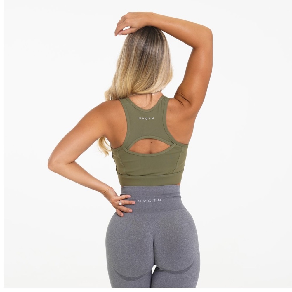 NVGTN Army Green Performance Bra XS